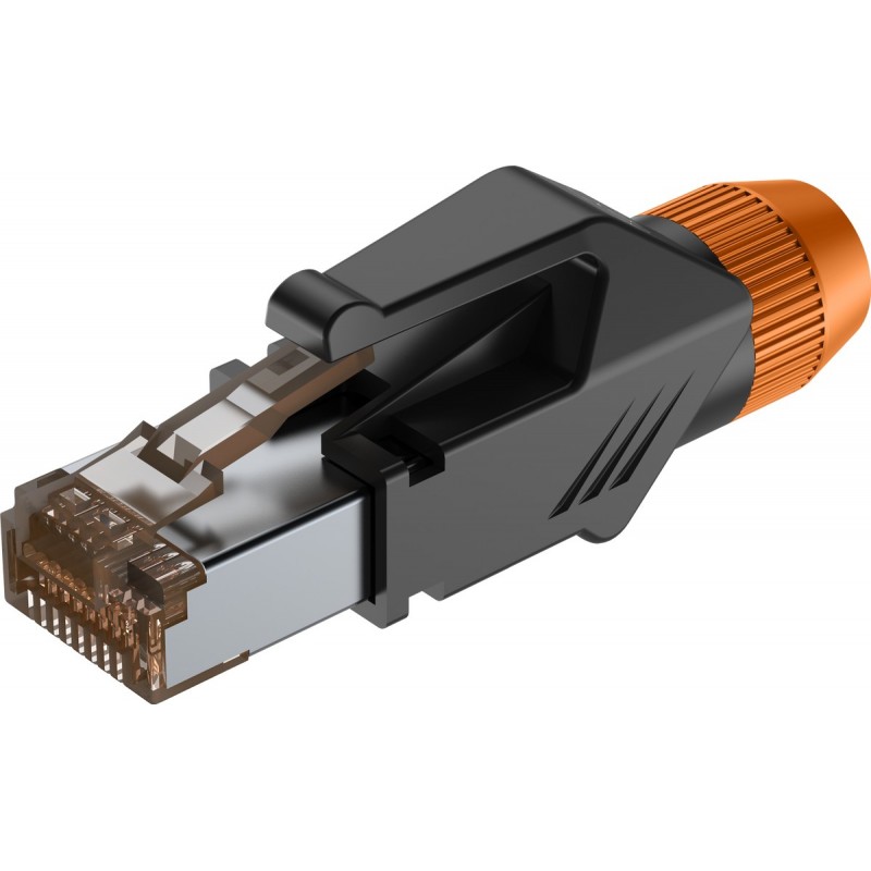 Roxtone RJ45C5E-PH-OG - Wtyk typu RJ45 z osłoną