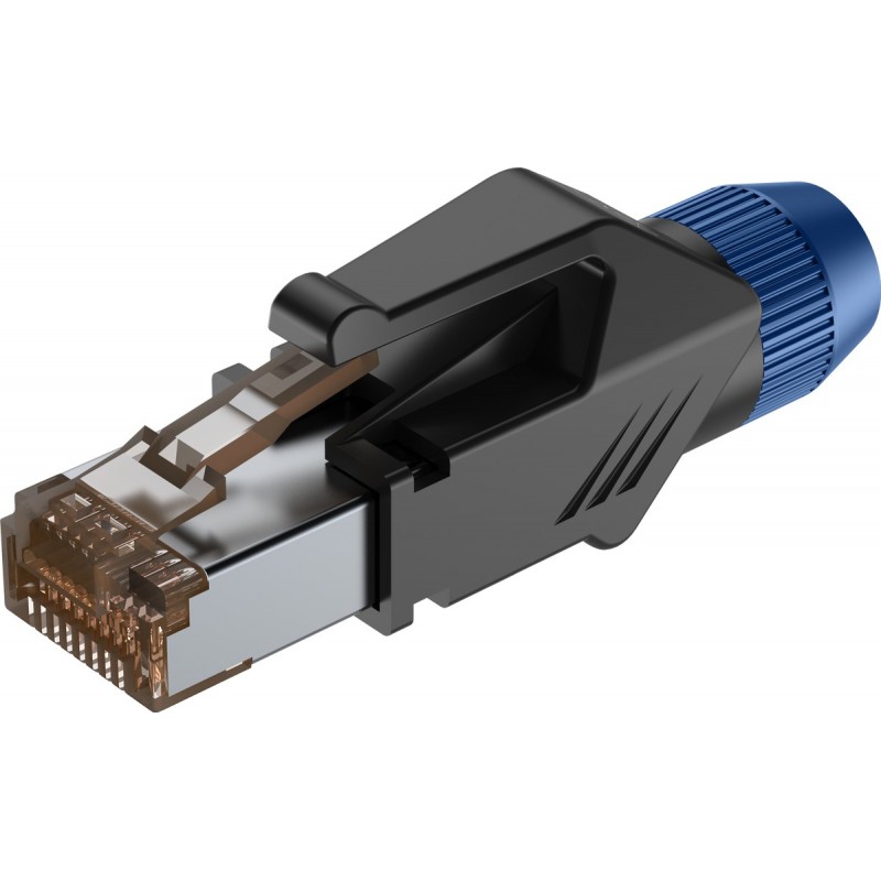 Roxtone RJ45C5E-PH-BU - Wtyk typu RJ45 z osłoną