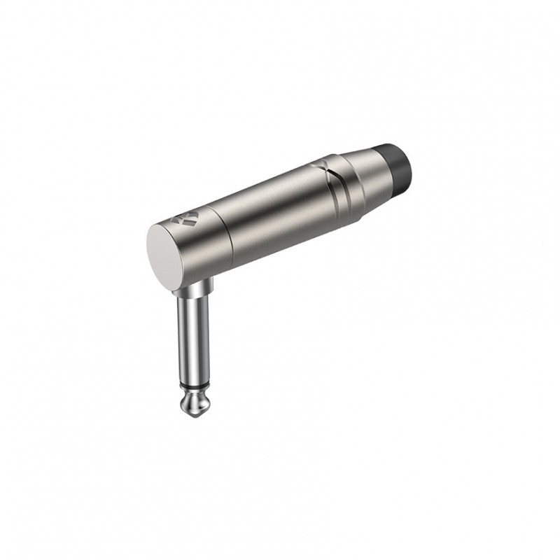 Roxtone RJ2RPP-BK-NN - Wtyk typu Jack kątowy mono