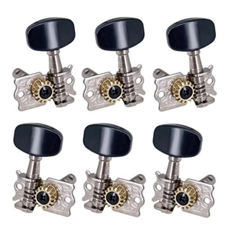 Kera Audio FTSK-3R3L/BK - Klucze do gitary akustycznej