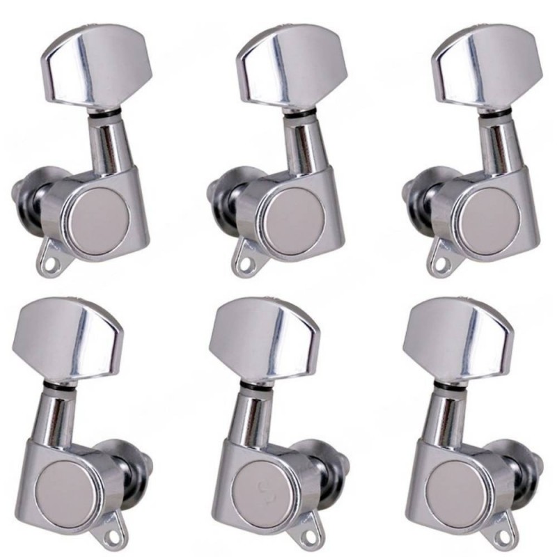 Kera Audio DSF-AE silver (3+3) - Klucze do gitary elektrycznej akustycznej