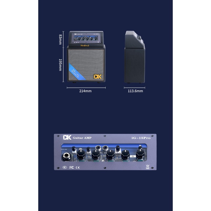 DK Technology iG-15Pro - Wzmacniacz do gitary elektrycznej