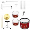 Kera Audio ZPD-3-Red - Zestaw perkusyjny dla dzieci