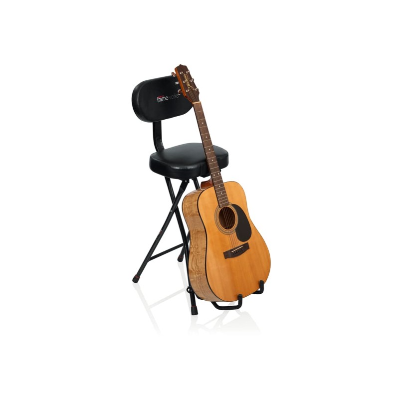 Gator Frameworks GFW-GTR-SEAT - Krzesło na gitarzysty ze statywem