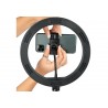 Gator Frameworks GFW-ID-CTRINGLIGHT - Lampa pierścieniowa LED z uchwytem na smartfona do Creator Tree