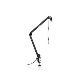 Gator Frameworks GFWMICBCBM3000 - Biurkowy statyw mikrofonowy do transmisji i podcastów