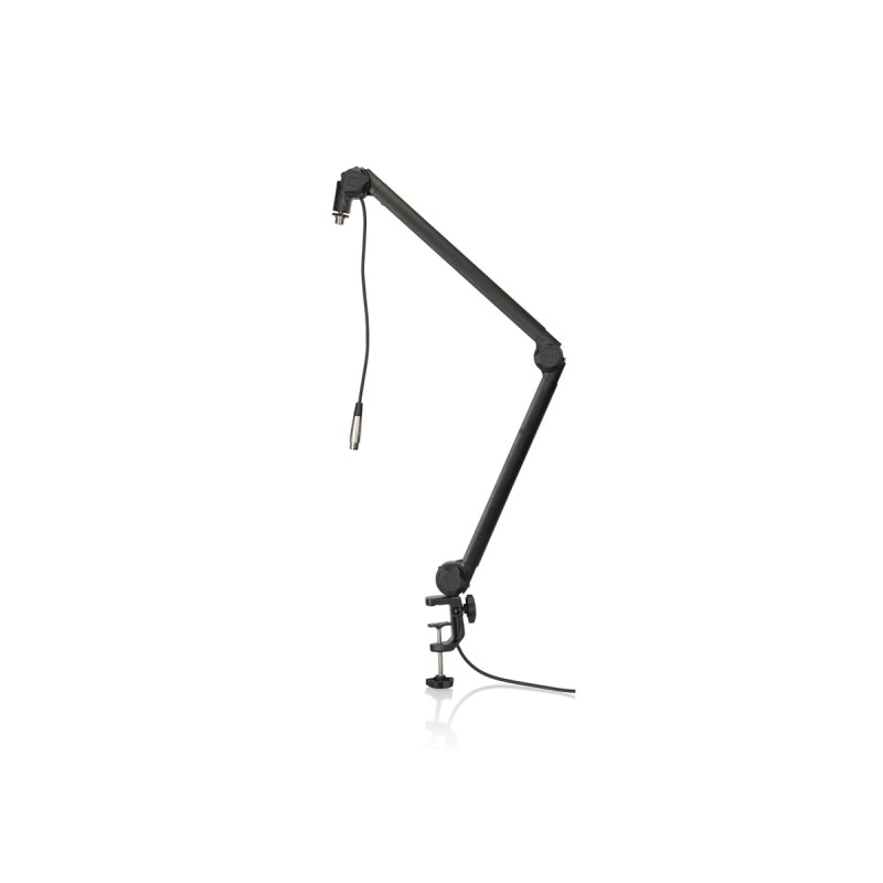 Gator Frameworks GFWMICBCBM3000 - Biurkowy statyw mikrofonowy do transmisji i podcastów