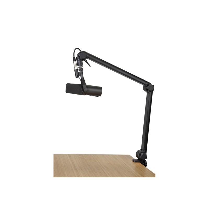 Gator Frameworks GFWMICBCBM3000 - Biurkowy statyw mikrofonowy do transmisji i podcastów