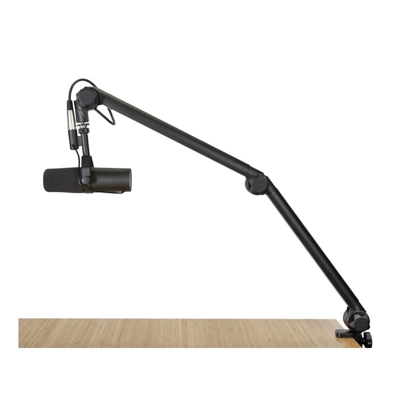 Gator Frameworks GFWMICBCBM3000 - Biurkowy statyw mikrofonowy do transmisji i podcastów