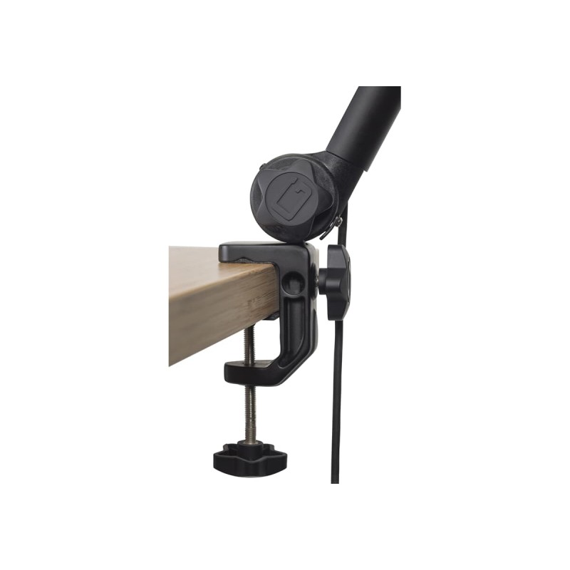 Gator Frameworks GFWMICBCBM3000 - Biurkowy statyw mikrofonowy do transmisji i podcastów