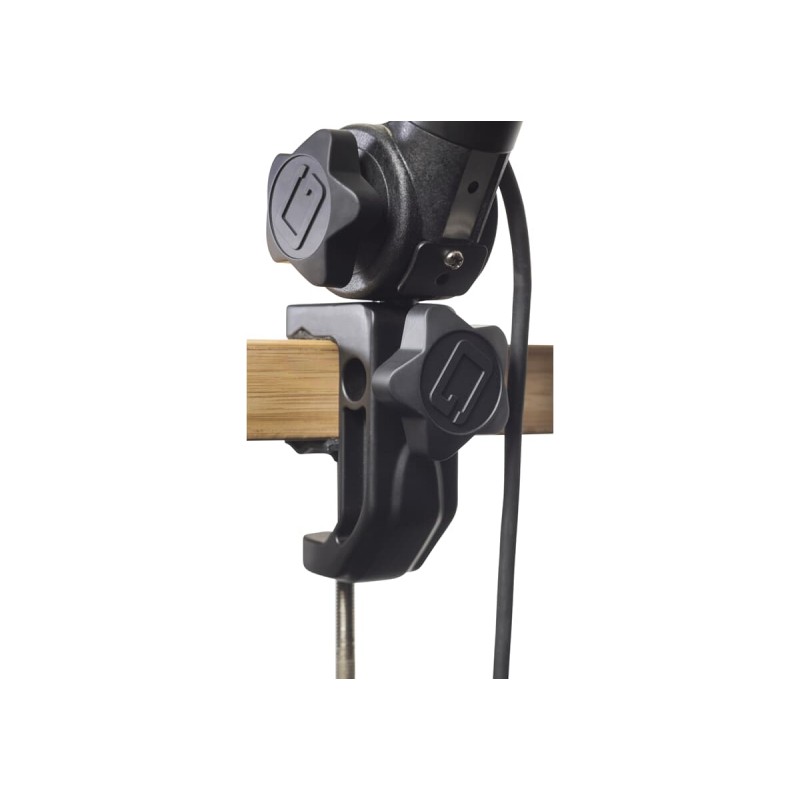 Gator Frameworks GFWMICBCBM3000 - Biurkowy statyw mikrofonowy do transmisji i podcastów