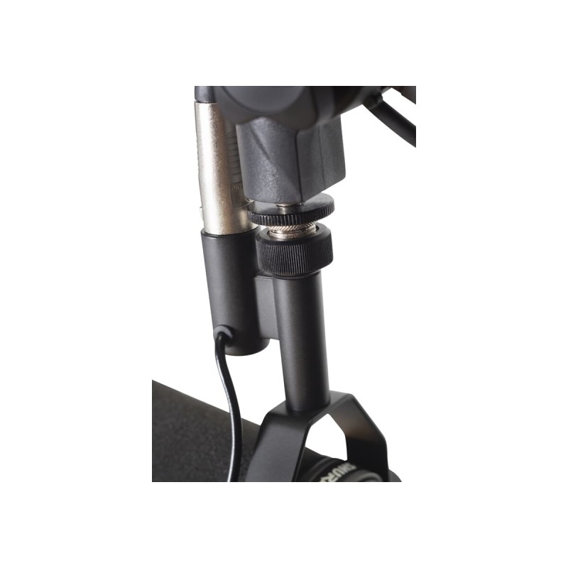 Gator Frameworks GFWMICBCBM3000 - Biurkowy statyw mikrofonowy do transmisji i podcastów