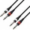 ADAM HALL K3TPP0100 - Kabel 2x jack – 2 x jack 1m