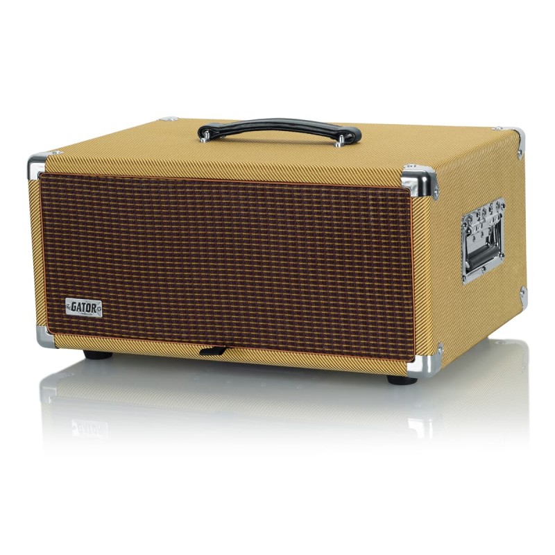 Gator Cases GR-RETRORACK-4TW - Skrzynia rack 4U dla wzmacniaczy rackowych, przedwzmacniaczy, efektów