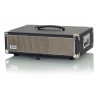 Gator Cases GR-RETRORACK-2BK - Skrzynia rack 2U dla wzmacniaczy rackowych, przedwzmacniaczy, efektów