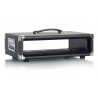 Gator Cases GR-RETRORACK-2BK - Skrzynia rack 2U dla wzmacniaczy rackowych, przedwzmacniaczy, efektów