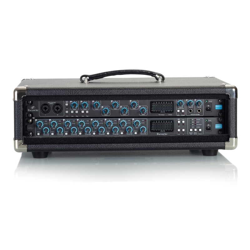 Gator Cases GR-RETRORACK-2BK - Skrzynia rack 2U dla wzmacniaczy rackowych, przedwzmacniaczy, efektów