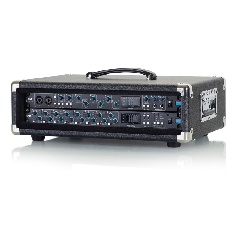 Gator Cases GR-RETRORACK-2BK - Skrzynia rack 2U dla wzmacniaczy rackowych, przedwzmacniaczy, efektów