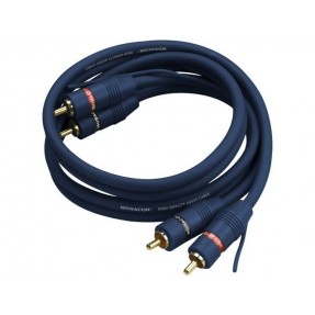 Monacor AC-080slsBL - kabel RCA 0.8m