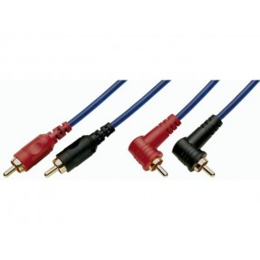 Monacor AC-152slsBL - Kabel audio, stereo RCA