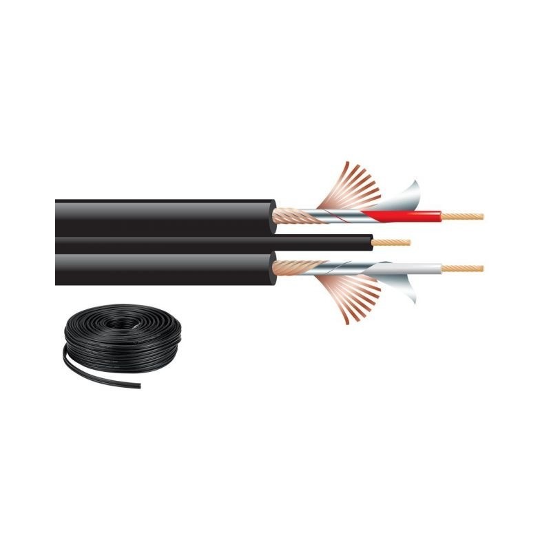 Monacor AC-53slsSW - Kabel audio 50m