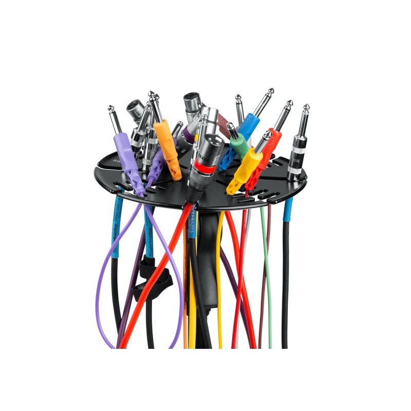 Gator Frameworks GFW-CABLEHNGRTRAY - Wieszak i organizer na kable do statywu mikrofonowego