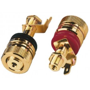 Monacor BP-520G - Para terminali głośnikowych