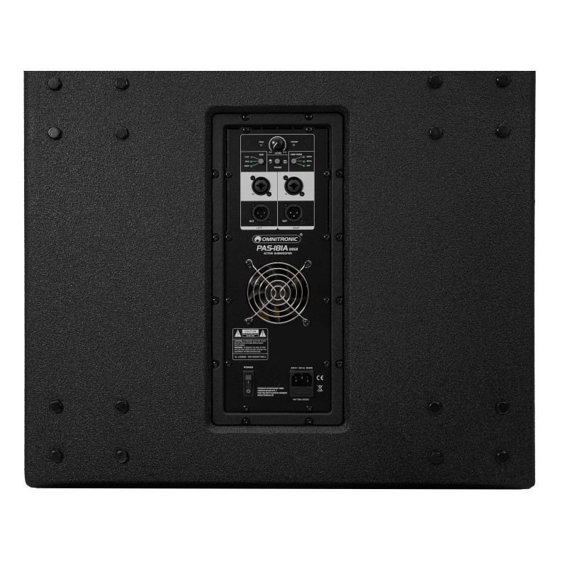 Omnitronic PAS-181A MK4 - Subwoofer aktywny bass-reflex