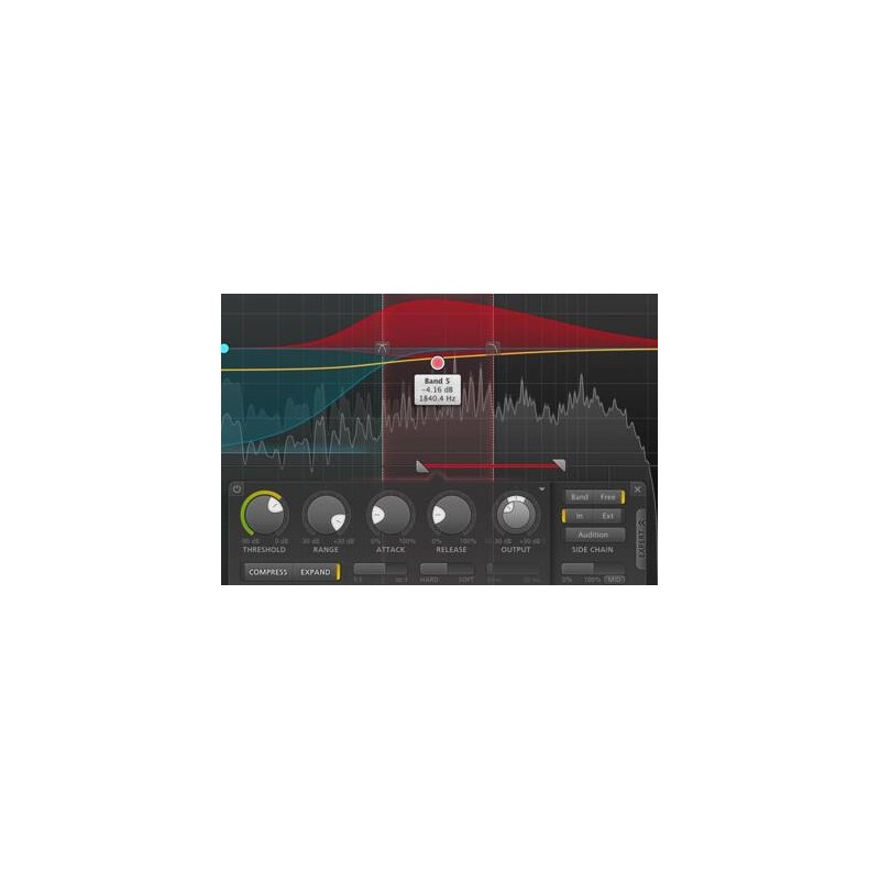 FabFilter Pro-MB - wtyczka VST - 5 - Efekty (wtyczki VST, VSTi, TDM, RTAS itp.)) - Kompresor wielopasmowy z maksymalnie 6 pasmam