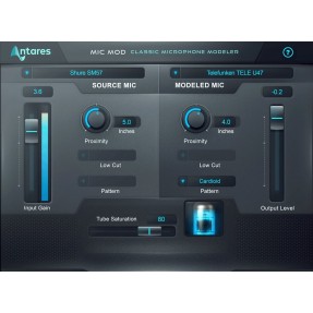 Antares Mic Mod - Wtyczka do modelowania mikrofonu (do pobrania)