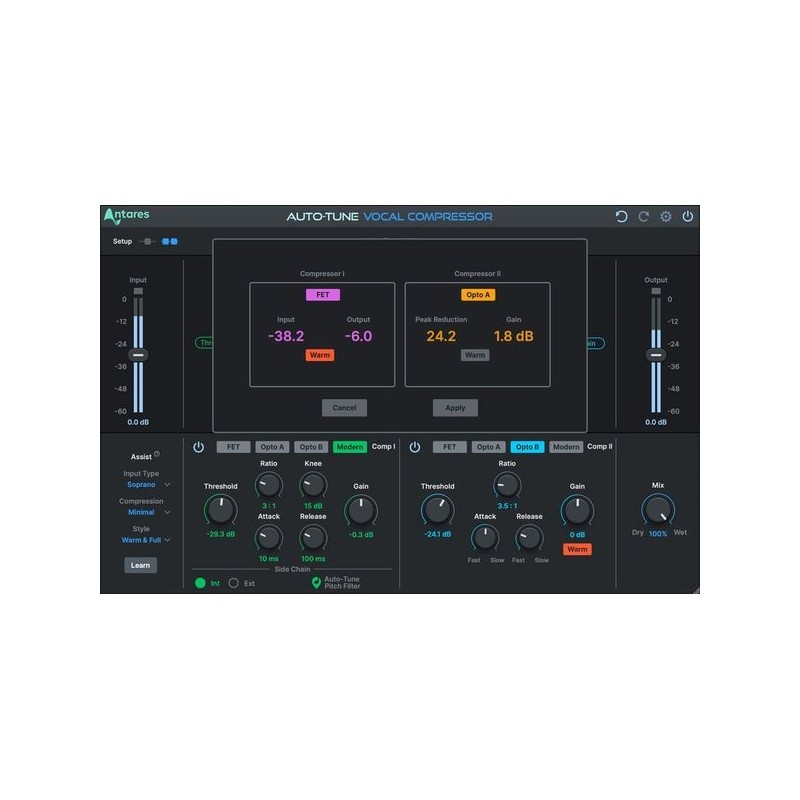 Antares Auto-Tune Vocal Compressor - Wtyczka kompresora (do pobrania)