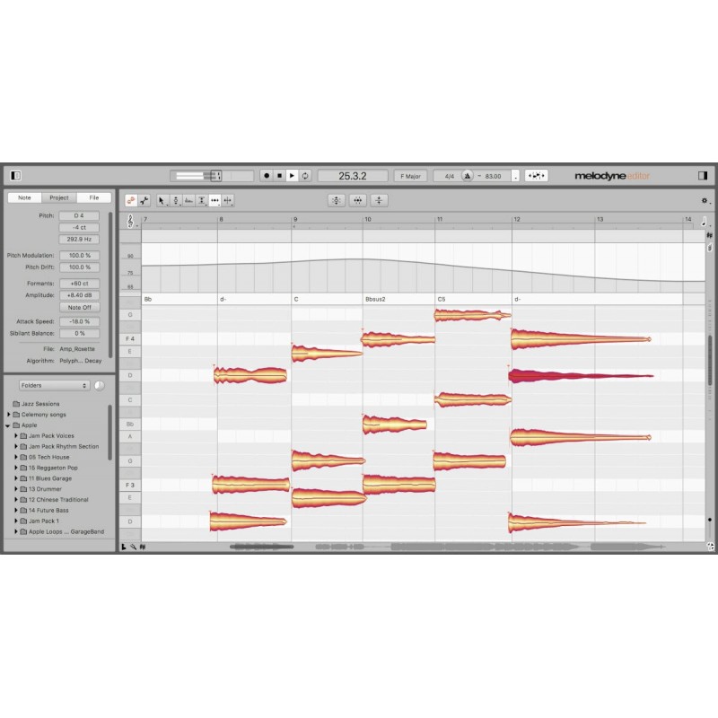 Celemony Melodyne 5 Editor - Wtyczka korekcji wysokości tonu i timingu (do pobrania)