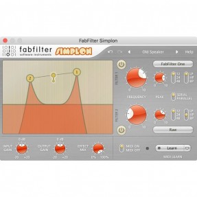 FabFilter Simplon Wtyczka VST Filter - 1 - Efekty (wtyczki VST, VSTi, TDM, RTAS itp.)) - Wszechstronny filtr z dwoma niezależnym