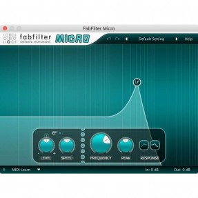 FabFilter Micro Wtyczka VST Filter - 1 - Efekty (wtyczki VST, VSTi, TDM, RTAS itp.)) - Wtyczka filtra oferująca dynamiczne filtr