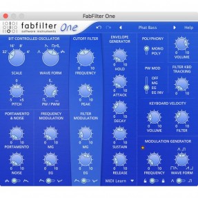 FabFilter One Wirtualny syntezator VST - 1 - Instrumenty wirtualne - Klasyczny syntezator analogowo-modelujący oferujący bogate,