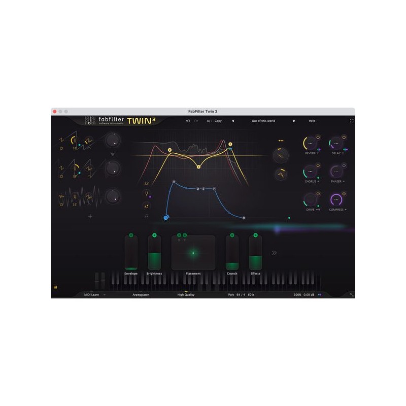 FabFilter Twin 3 Wirtualny syntezator VST - 1 - Instrumenty wirtualne - Wszechstronny i potężny syntezator z głębokimi możliwośc