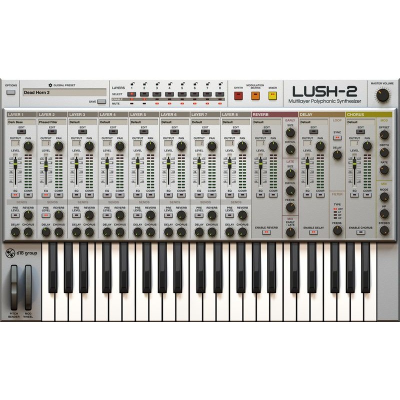 D16 Group Lush 2 - Wirtualny syntezator (do pobrania)