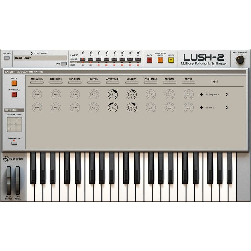 D16 Group Lush 2 - Wirtualny syntezator (do pobrania)