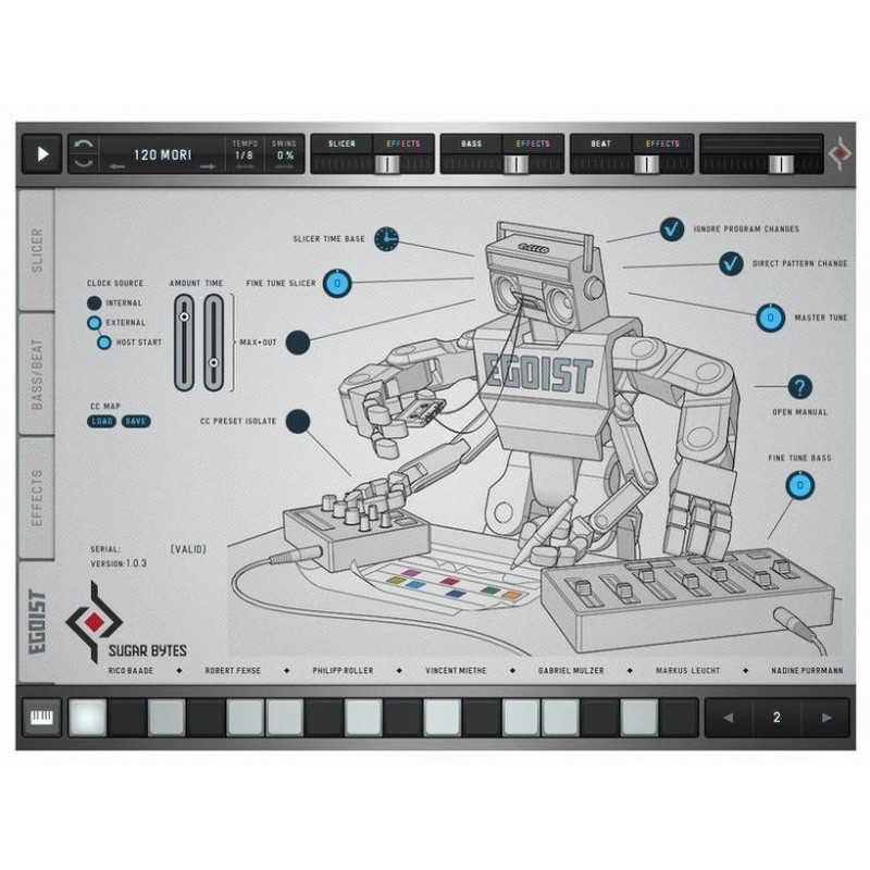 Sugar Bytes Egoist - Virtual Groove Box z programem Slicer (do pobrania)
