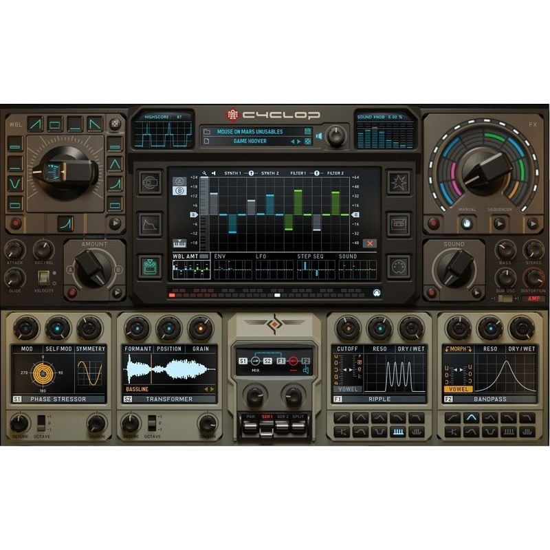 Sugar Bytes Cyclop - Wirtualny instrument i syntezator basów (do pobrania)