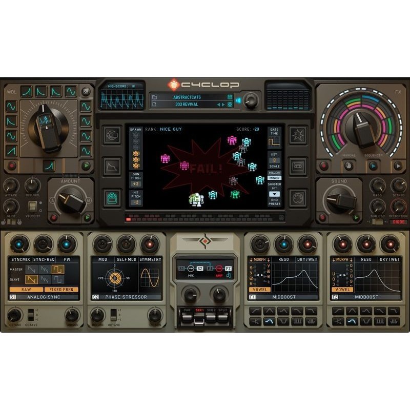 Sugar Bytes Cyclop - Wirtualny instrument i syntezator basów (do pobrania)