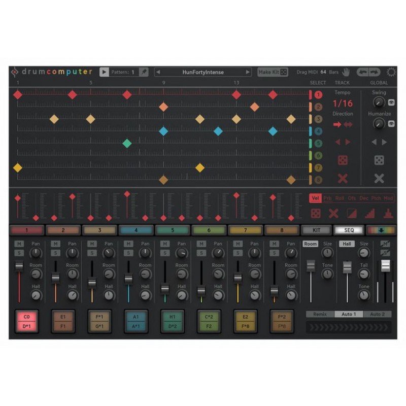 Sugar Bytes DrumComputer - Wirtualny komputer perkusyjny (do pobrania)