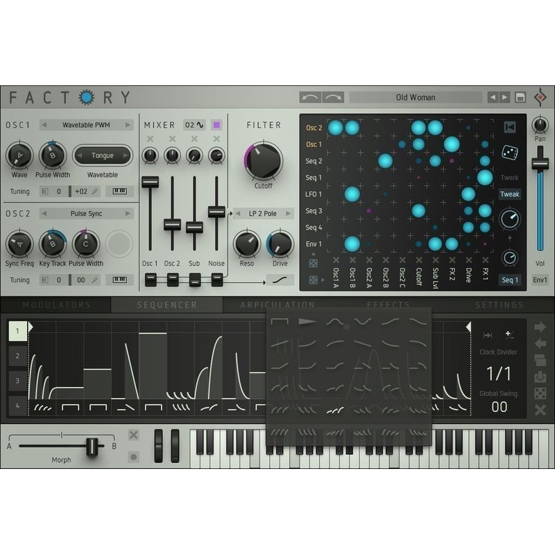 Sugar Bytes Factory - Wtyczka syntezatora (do pobrania)