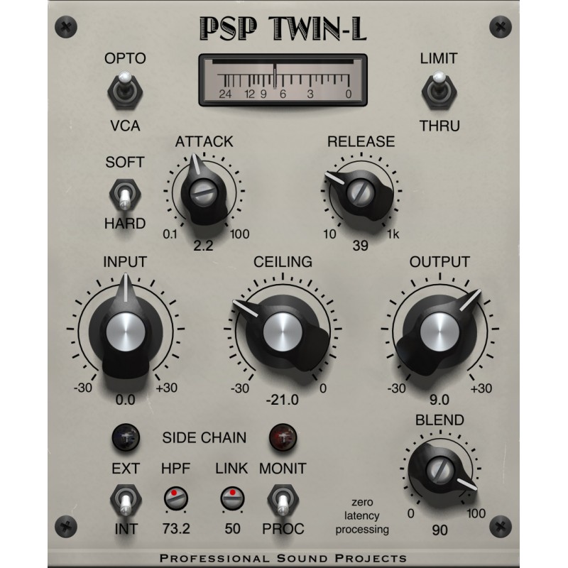 PSP Audioware Twin-L Wtyczka VST - 1 - Efekty (wtyczki VST, VSTi, TDM, RTAS itp.)) - Klasyczny limiter zapewniający przejrzystą 