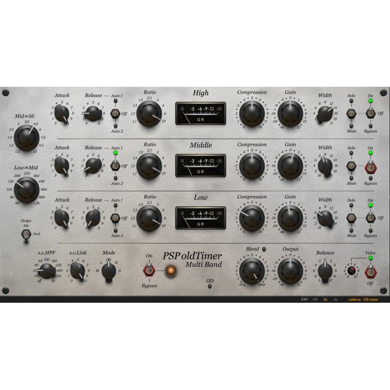 PSP Audioware oldTimerMB Wtyczka VST - 1 - Efekty (wtyczki VST, VSTi, TDM, RTAS itp.)) - Wielopasmowa wersja PSP oldTimer do pre