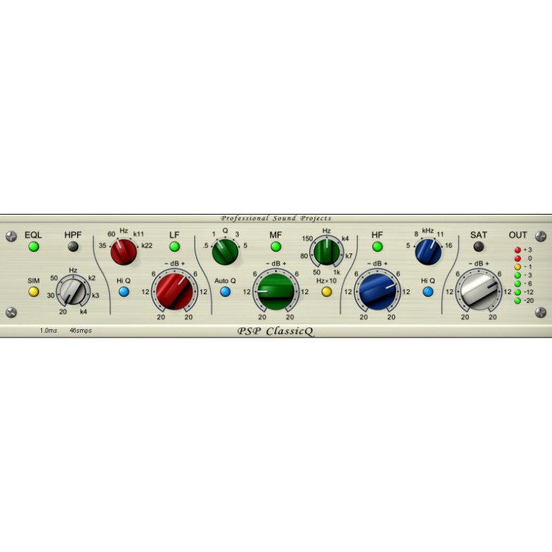 PSP Audioware ClassicQ Wtyczka VST - 1 - Efekty (wtyczki VST, VSTi, TDM, RTAS itp.)) - Korektor w stylu vintage z muzycznym kszt