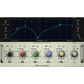 PSP Audioware ConsoleQ 2 Wtyczka VST - 1 - Efekty (wtyczki VST, VSTi, TDM, RTAS itp.)) - Wtyczka EQ w stylu konsoli z precyzyjną