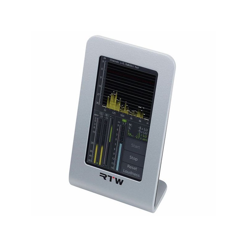 RTW TM3-Primus Miernik sygnału - 1 - Inne sprzęty do studia - Miernik głośności i poziomu stereo, 4,3-calowy pojemnościowy ekran