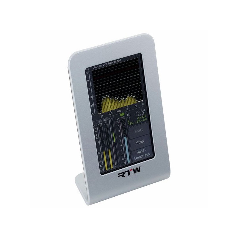 RTW TM3-Primus Miernik sygnału - 2 - Inne sprzęty do studia - Miernik głośności i poziomu stereo, 4,3-calowy pojemnościowy ekran