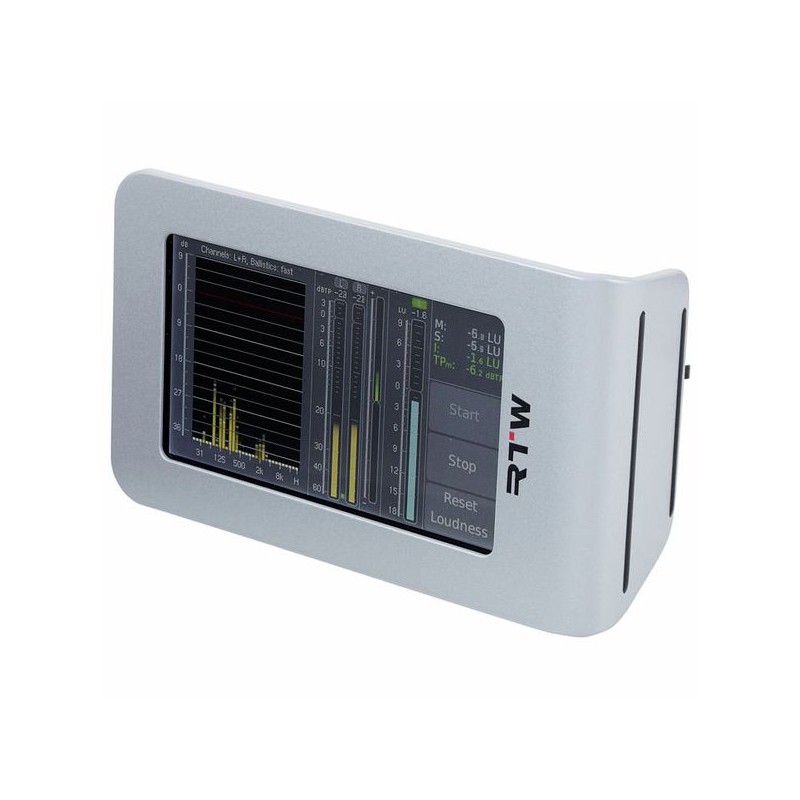 RTW TM3-Primus Miernik sygnału - 5 - Inne sprzęty do studia - Miernik głośności i poziomu stereo, 4,3-calowy pojemnościowy ekran